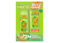 Garnier Fructis Sleek & Shine Frizz Control Shampoo & Conditioner Set, 33.8 fl oz/1L - Image 2