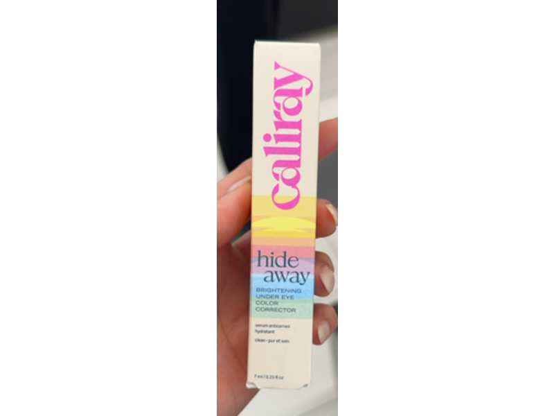 Caliray Hide Away Brightening Under Eye Color Corrector, Glowy Rays, 0.25 fl oz/7 mL