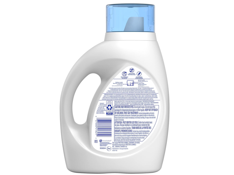 Tide Liquid Laundry Detergent, Free & Gentle, 32 Loads, 46 fl oz/1.36 L