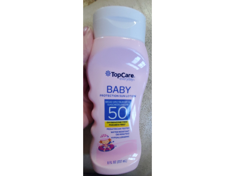 Top Care Baby Protection Sun Lotion, SPF 50, 8 fl oz/237 mL