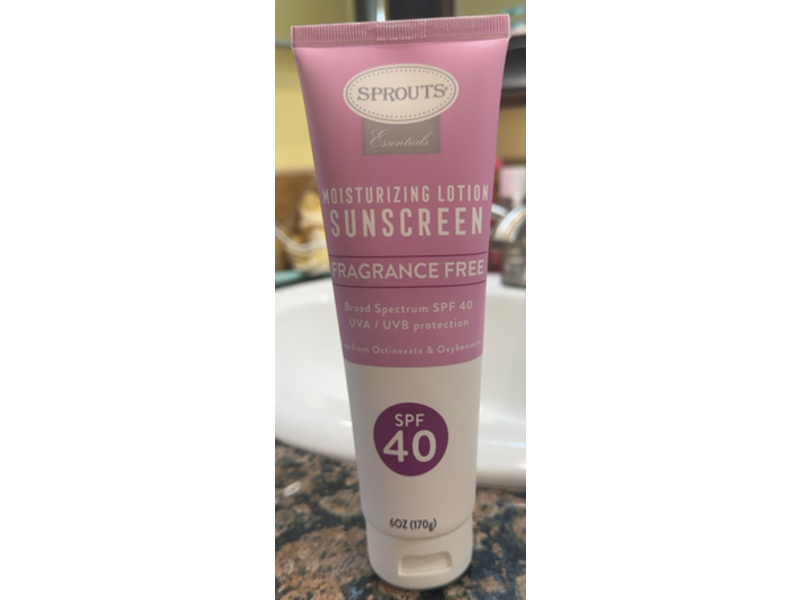 Sprouts Moisturizing Sunscreen Lotion, SPF 40, 6 oz/170 g