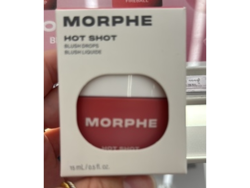 Morphe Hot Shot Blush Drops, Fireball, 0.5 fl oz/15 mL