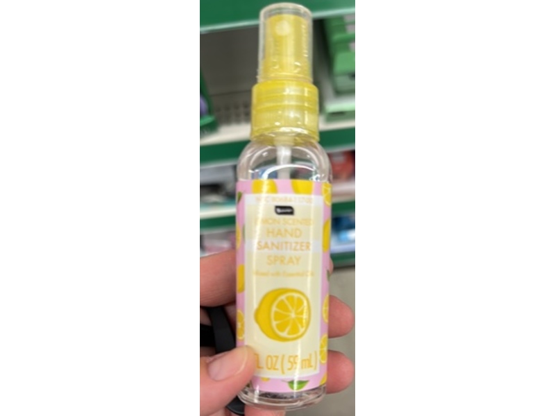 B.Pure Hand Sanitizer Spray, Lemon Scented, 2 fl oz/59 mL