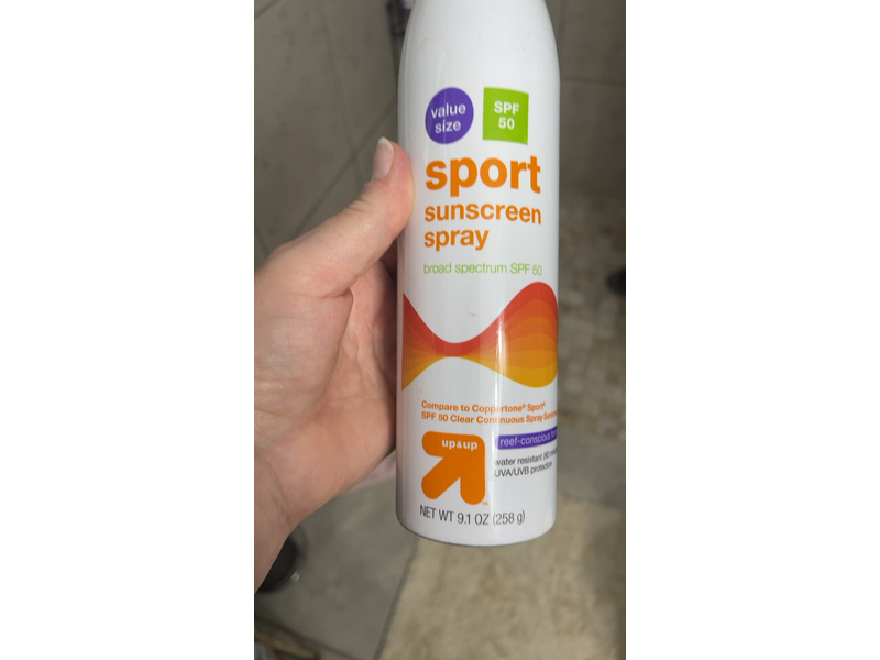 up&up Sport Sunscreen Spray, SPF 50, 9.1 oz (258 g)