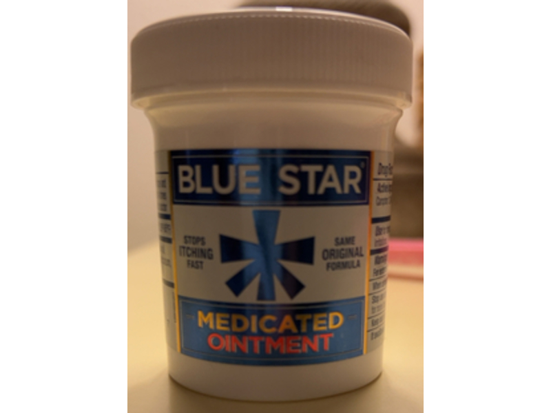 Blue Star Anti-Itch Medicated Ointment, 2 oz, Pack Of 2