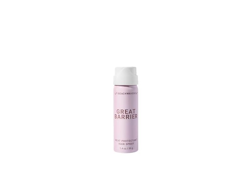 Beachwaver Co. Great Barrier Heat Protectant Hair Spray, 1.4 oz/39 g.