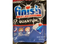 Finish Quantum Dishwasher Detergent, Fresh, 25.1 fl oz/712 g, 57 Count - thumbnail 3