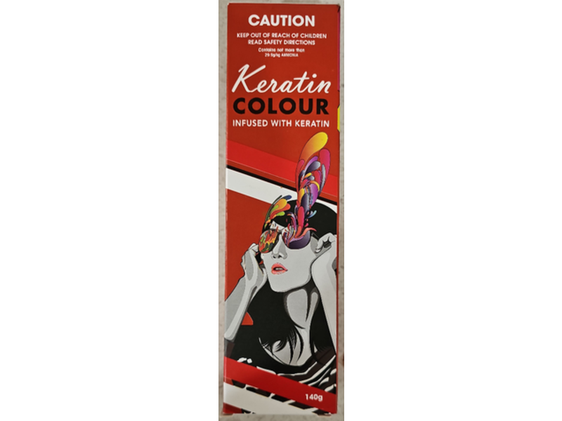 Keratin Colour Permanent Hair Colour, Keratin, 9.1 Very Light Ash Blonde, 140 g