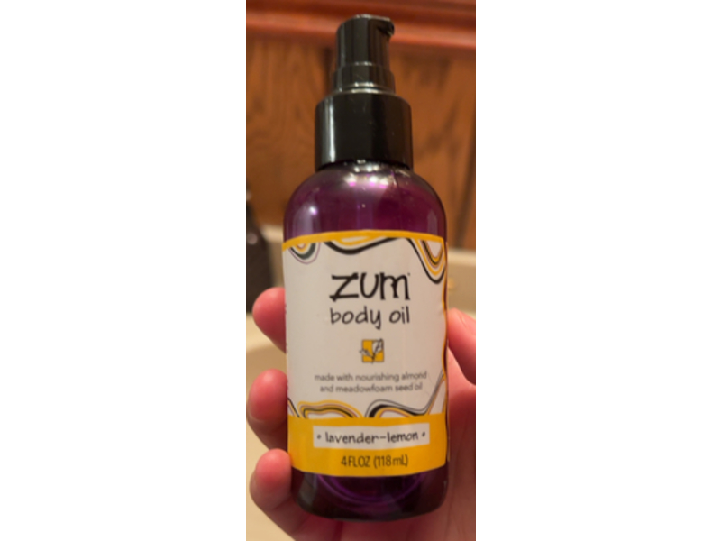 Zum Body Oil, Lavender - Lemon, 4 fl oz/118 mL