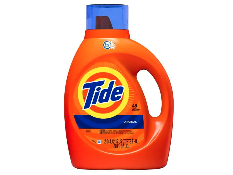Tide Liquid Laundry Detergent, Original, He, 48 Loads, 69 fl oz/2.04 L