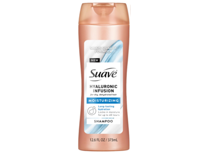 Suave Hyaluronic Infusion Moisturizing Shampoo, 12.5 fl oz/373 mL
