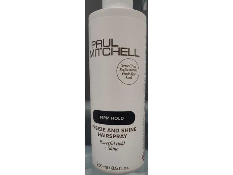 Paul Mitchell Freeze And Shine Hairspray, Firm Hold, 8.5 fl oz/250 mL