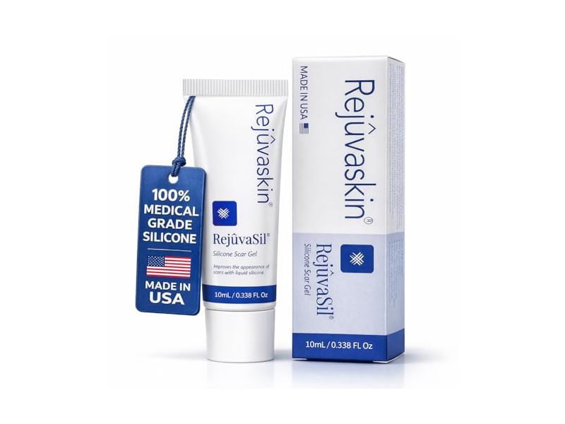 Rejuvaskin Rejuvasil Silicone Scar Gel, 0.338 fl oz/10 mL