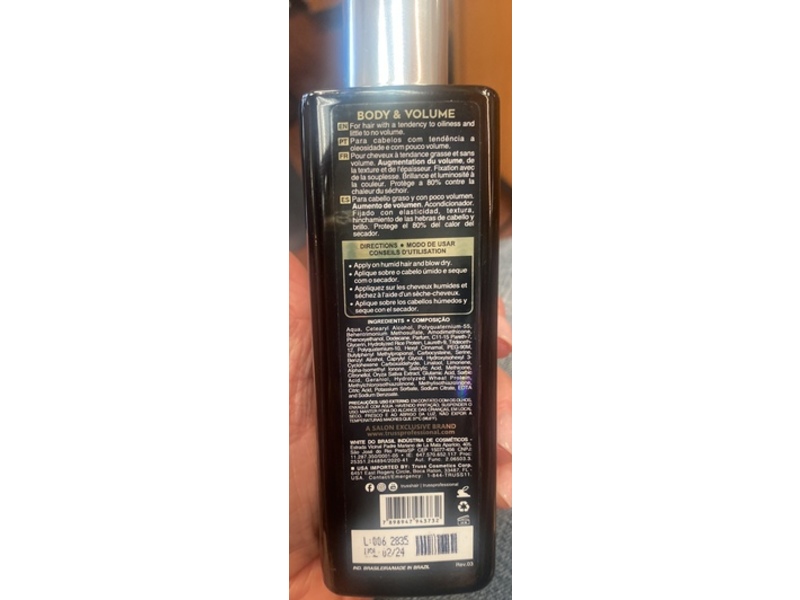Truss Body & Volume Hair Treatment, 8.45 fl oz/250 mL