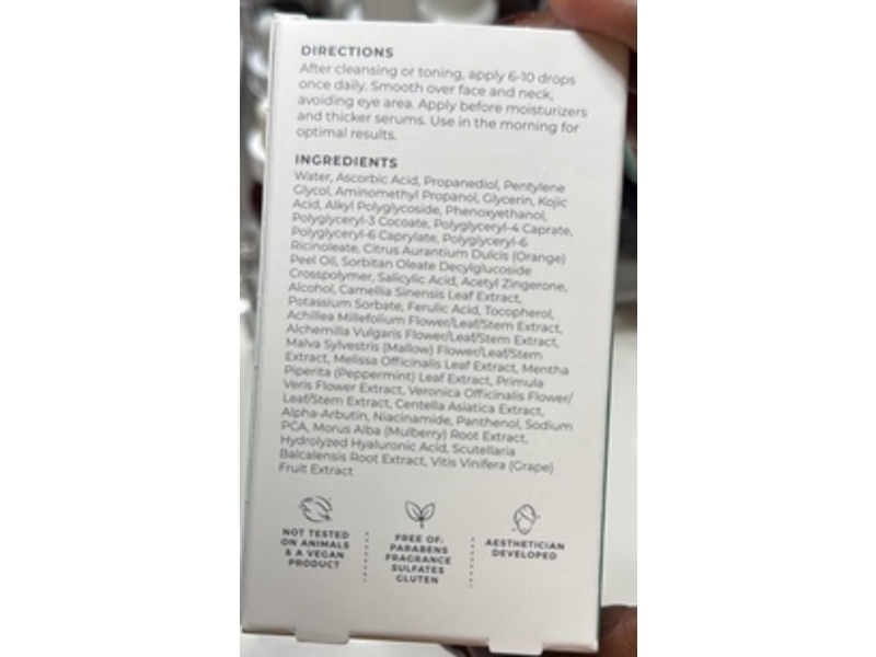 Urban Skin Rx Pro Strength Super C Brightening Serum, 20% L-Ascorbic Acid, 1 fl oz/30 mL