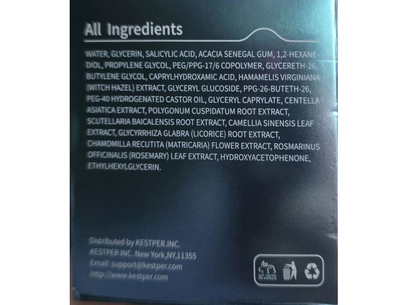 Kestper Blemish Clearing Pads, Salicylic Acid, 70 Count