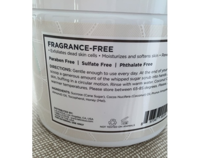 Lalicious Body Sugar Scrub, 16 oz/453 g