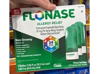Flonase Allergy Relief Fluticasone Propionate Nasal Spray, 0.62 fl oz/18.2 mL, 3 Count - Image 3