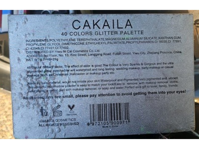 Cakaila 40 Colors Glitter Eye Shadow Palette