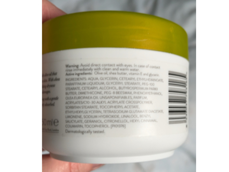 Scosmetics Nourishng Body Cream, Olive Oil, 50 mL