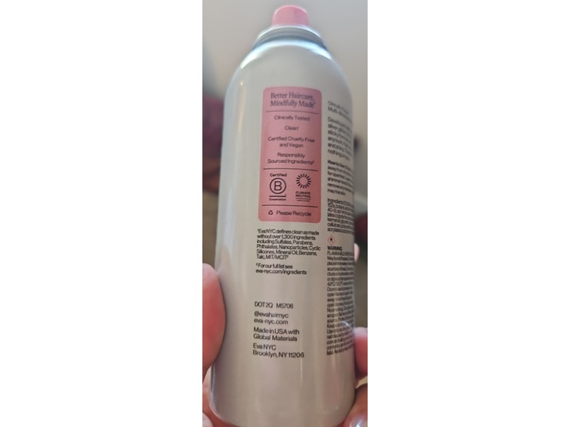 Eva Nyc Kweeen Silver Hair & Body Glitter Spray, 4.9 oz/139 g