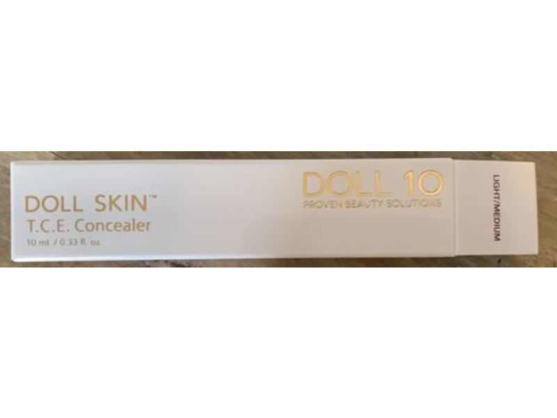 Doll 10 T. C.E. Concealer, Light/Medium, 0.33 fl oz/10 mL
