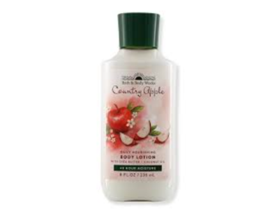 Bath & Body Works Daily Nourishing Body Lotion, Country Apple, 8 fl oz/236 mL
