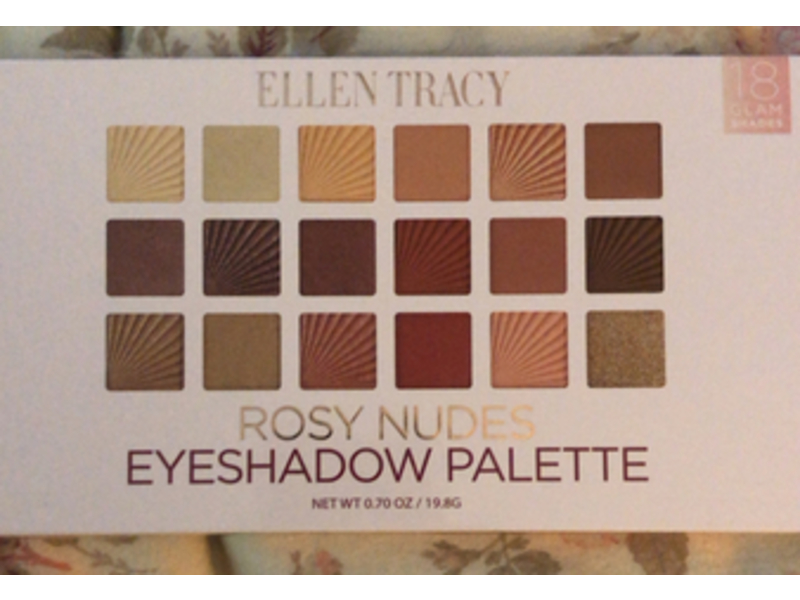 Ellen Tracy Eyeshadow Palette, Rosy Nudes, 0.70 oz/19.8 g
