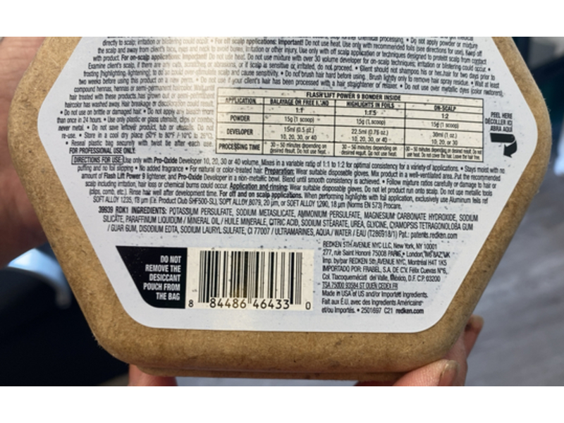 Redken Flash Lift Power 9, Bonder Inside, 907 g