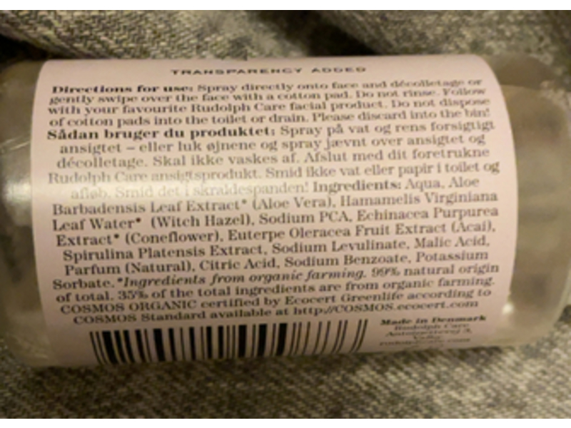 Rudolph Care Acai Facial Mist + Firming Facial Toner, 30 mL