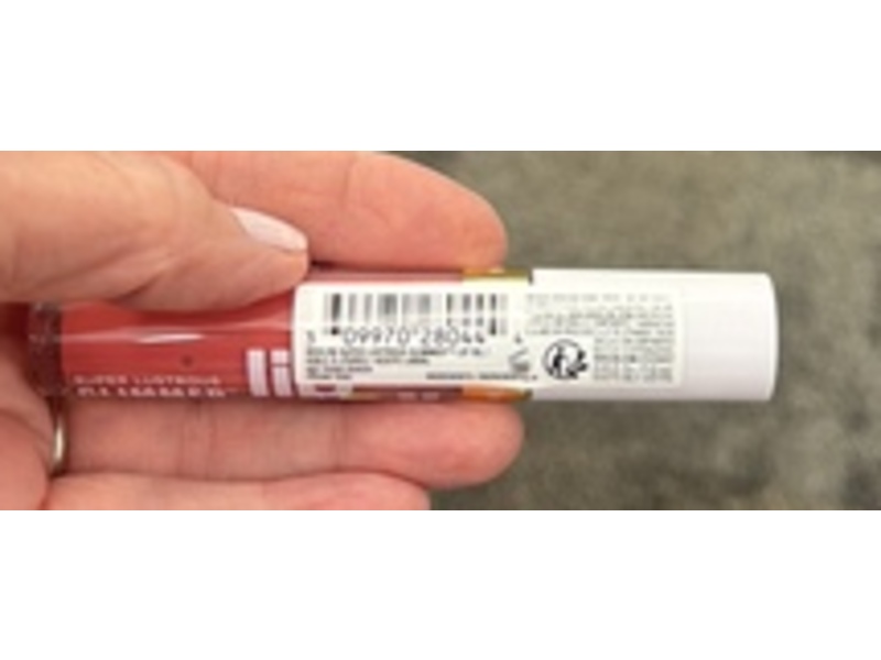 Revlon Super Lustrous Glimmer Lip Oil, 007 Posh Peach, 0.13 fl oz/3.8 mL