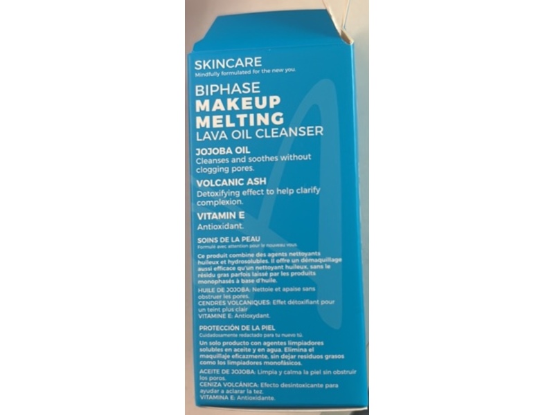 LASplash Makeup Melting Lava Oil Cleanser, Jojoba Oil + Volcanic Ash + Vitamin E, 2.11 fl oz/60 mL