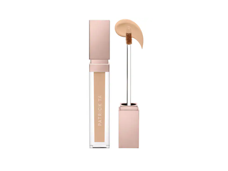 Patrick Ta Soft Blur Hydrating Concealer, Medium Golden Neutral 1, 0.2 oz/6 mL