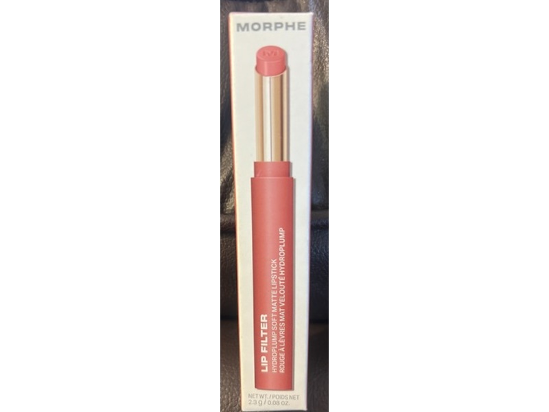 Morphe Lip Filter Hydroplump Soft Matte Lipstick, Petal, 0.08 oz/2.3 g