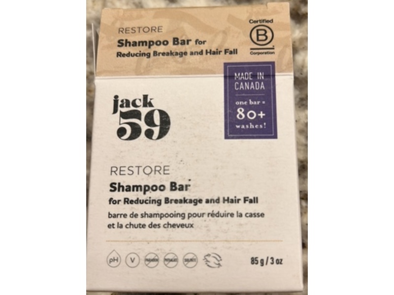 Jack 59 Restore Shampoo Bar, 3 oz/85 g