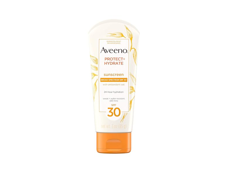 Aveeno Protect + Hydrate Sunscreen Lotion, SPF 30, 3 oz/85 mL
