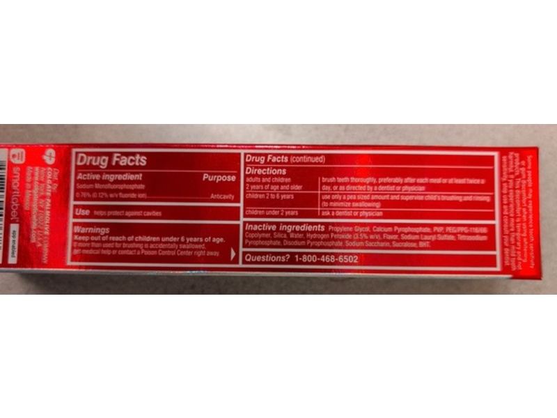 Colgate Optic White Toothpaste, 4.1 oz/116 g, Pack Of 3