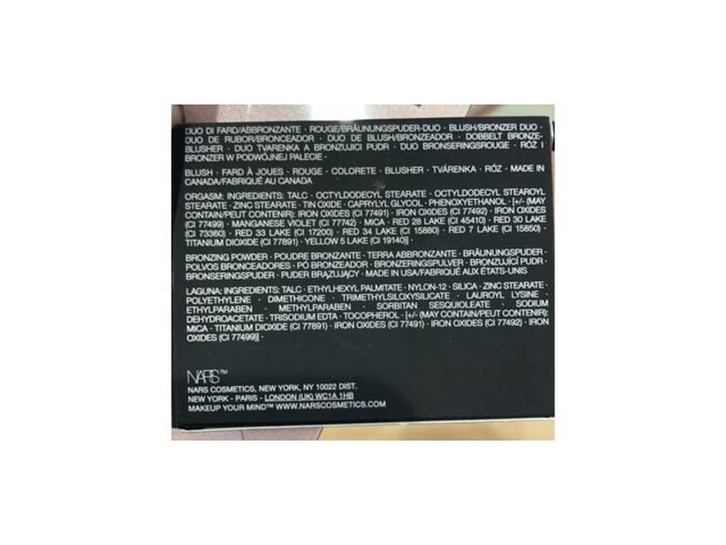 NARS Blush/Bronzer Mini Duo, Orgasm & Laguna