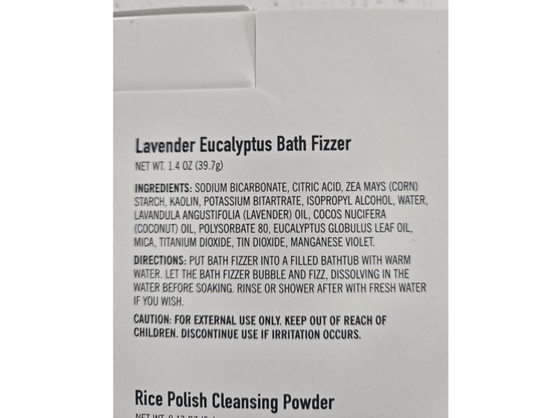 Trader Joe's Lavender Eucalyptus Bath Fizzer, 1.4 oz/39.7 g