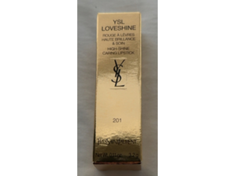 Yves Saint Laurent High Shine Lipstick, 201 Rosewood Blush, 0.11 oz/3.2 g