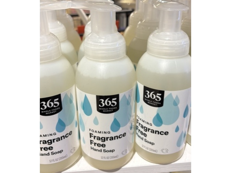 365 Whole Foods Market Foaming Hand Soap, Fragrance Free , 12 fl oz/355 mL
