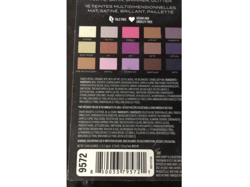 Hard Candy Marquee Eye Shadow Palette, Future Visions, 0.714 oz/20.4 g