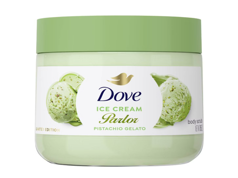Dove Ice Cream Parlor Body Scrub, Pistachio Gelato