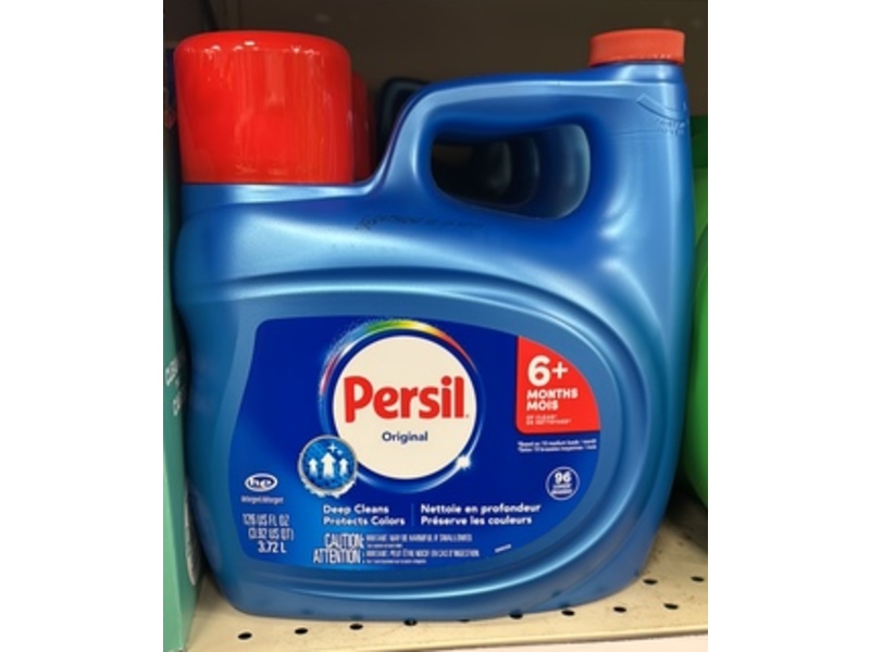 Persil Deep Clean Liquid Laundry Detergent, Original, 96 Loads, 126 fl oz/3.72 L