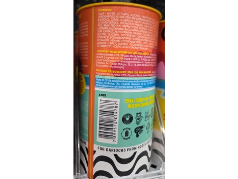 Lola From Rio Ela E Carioca 3-In-1 Treatment, Rice Protein, 16.9 fl oz/500 mL