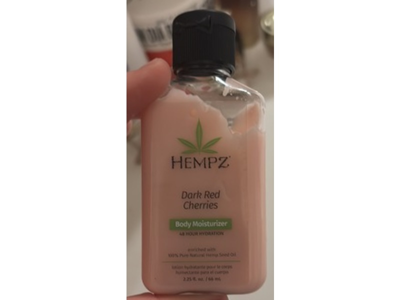 Hempz Body Lotion, Dark Red Cherries, 2.25 fl oz/66 mL