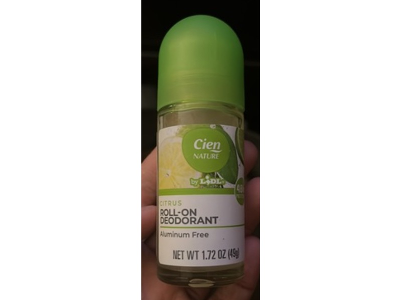 Cien Nature Roll-On Deodorant, 1.72 oz/49 g