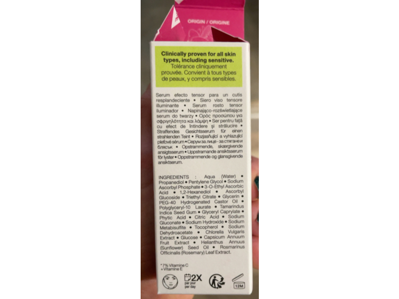 Sephora Super Glow Serum, Vitamin C + E, 1.01 fl oz/30 mL