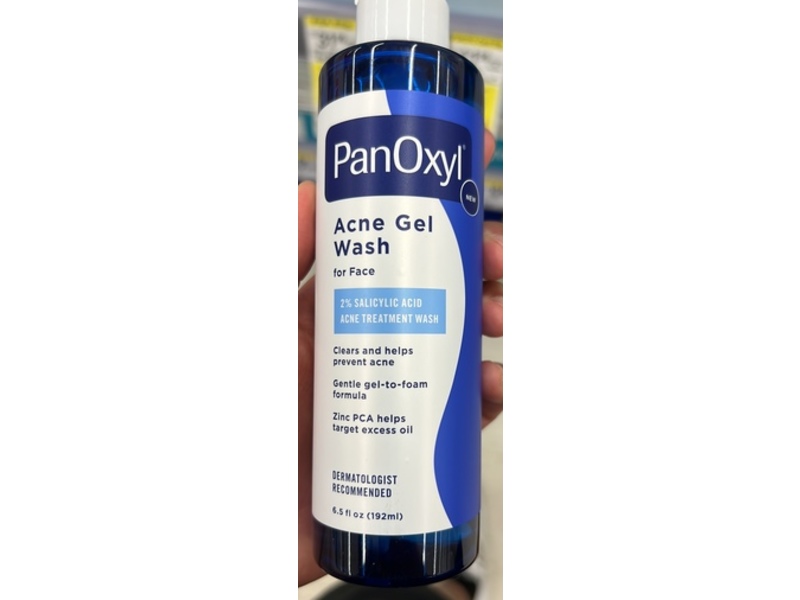 PanOxyl Acne Gel Wash, 2% Salicylic Acid, 6.5 fl oz/192 mL