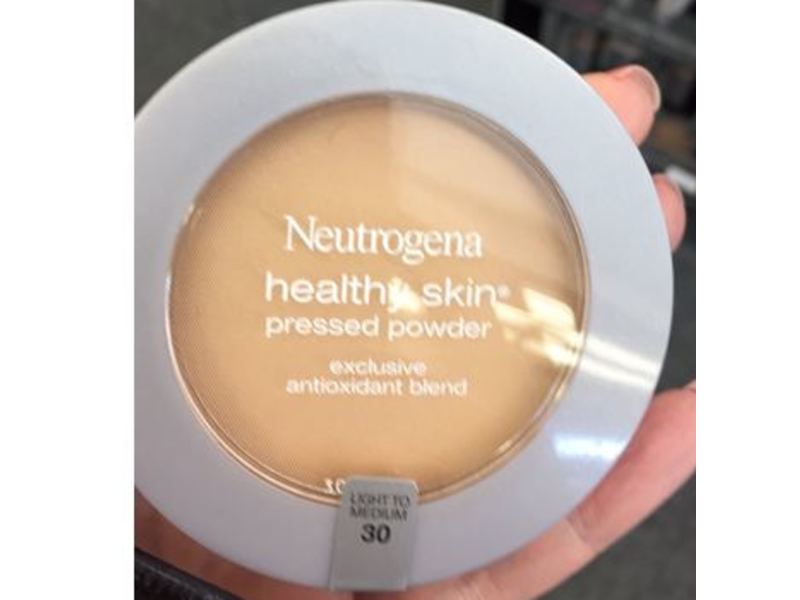 Neutrogena Healthy Skin Pressed Powder, Light To Medium 30,0.34 oz/96 g, Pack Of 2